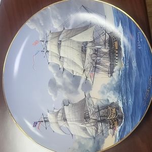 US CONSTITUTION VS GUERRIERE NO 394 Porcelain plate Armstrong Art